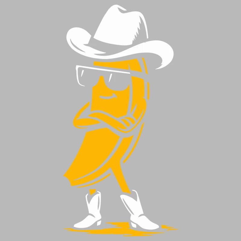 Banane cow-boy avec attitude