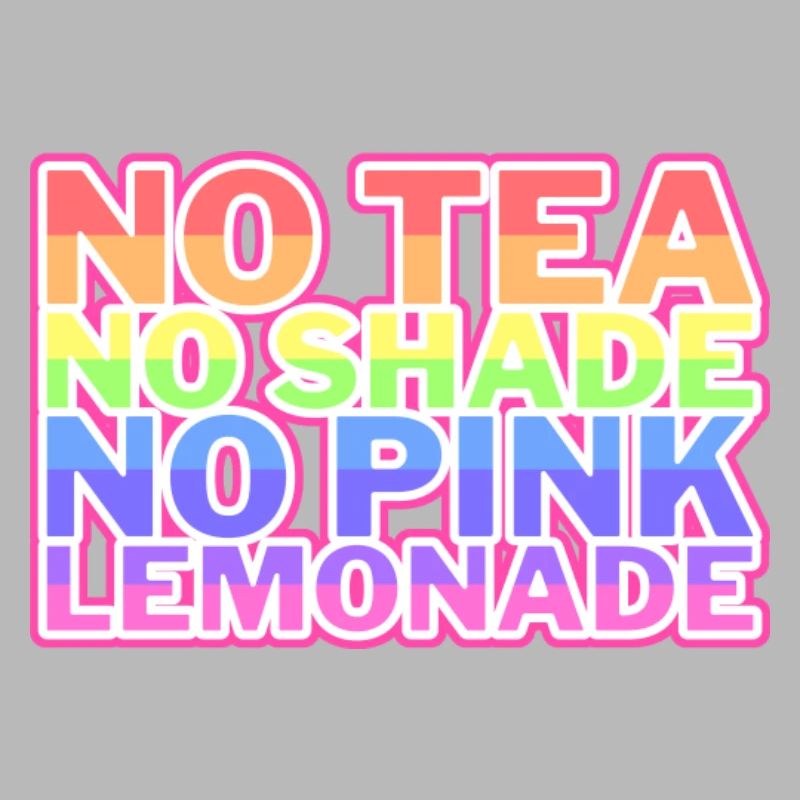 Pas de thé, pas de teinte, pas de limonade rose (mèmes RPDR)