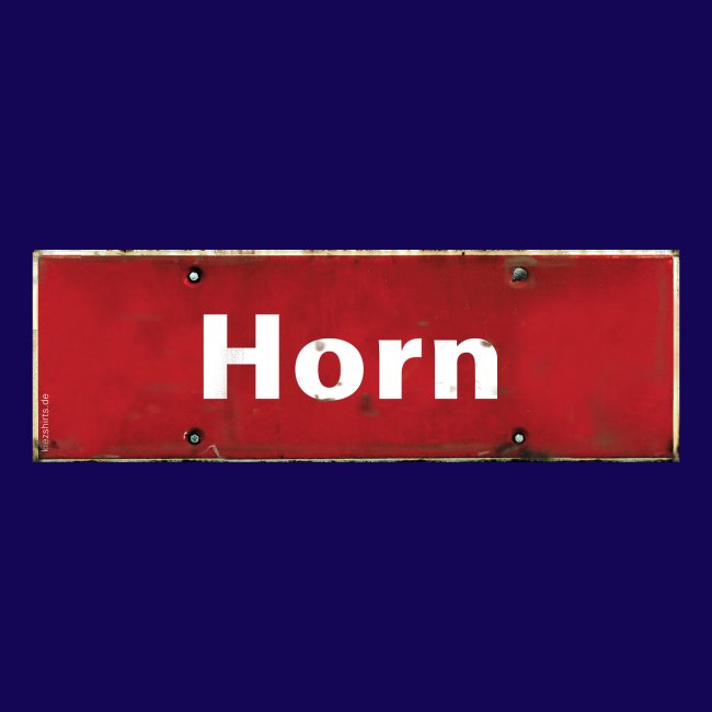 Hamburg- Horn: Antik-Ortsschild ist Dein Statement