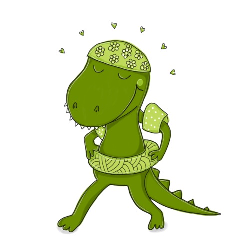 Lustiges Krokodil - Sticker