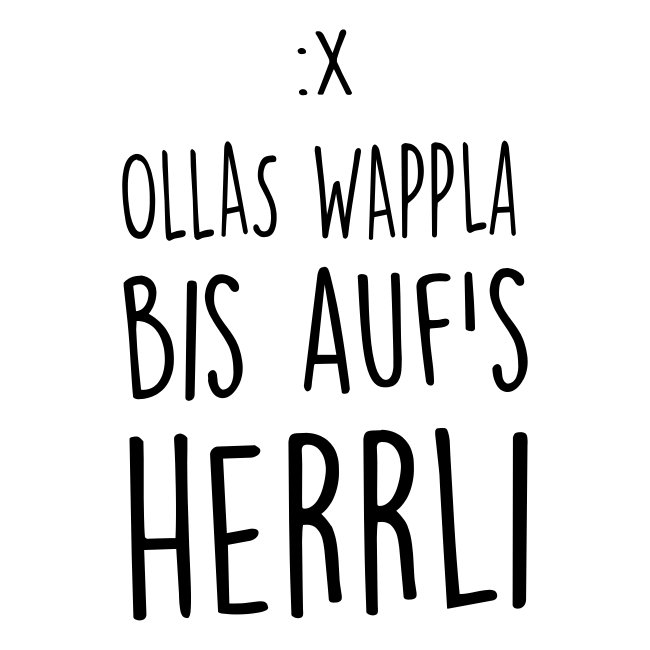 Vorschau: Ollas Wappla bis aufs Herrli - Pickal