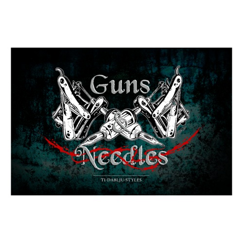 Poster Guns n Needles - Sticker