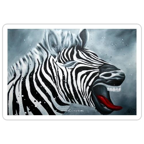 Poster Zebra - Sticker