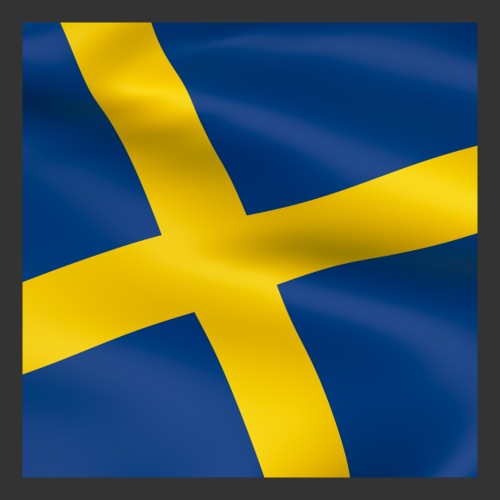 Szwedzka flaga narodowa - Naklejka