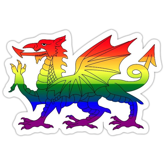 Welsh Pride Flag, Baner Balchder Cymru, Wales