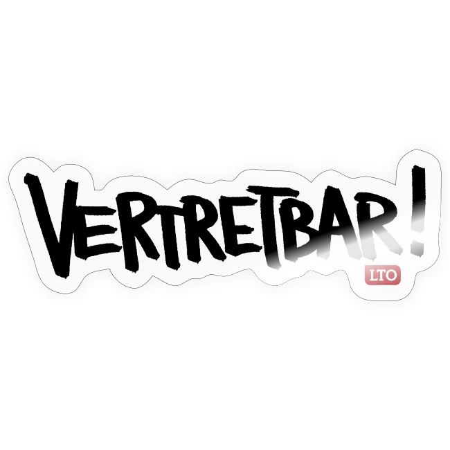 VERTRETBAR Schwarz