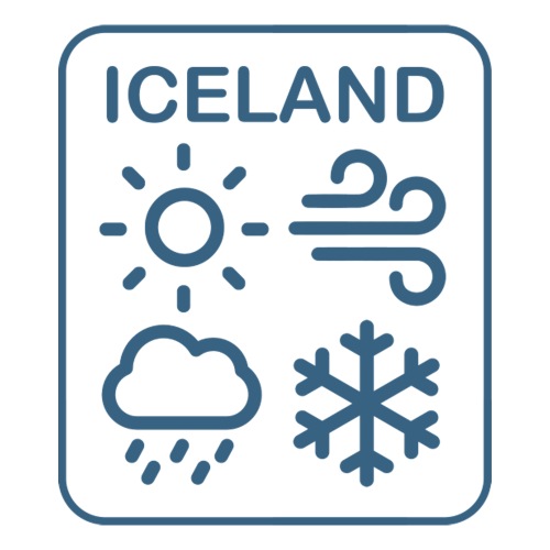 HUH! Iceland / Weather STICKER (Full Donation) - Sticker
