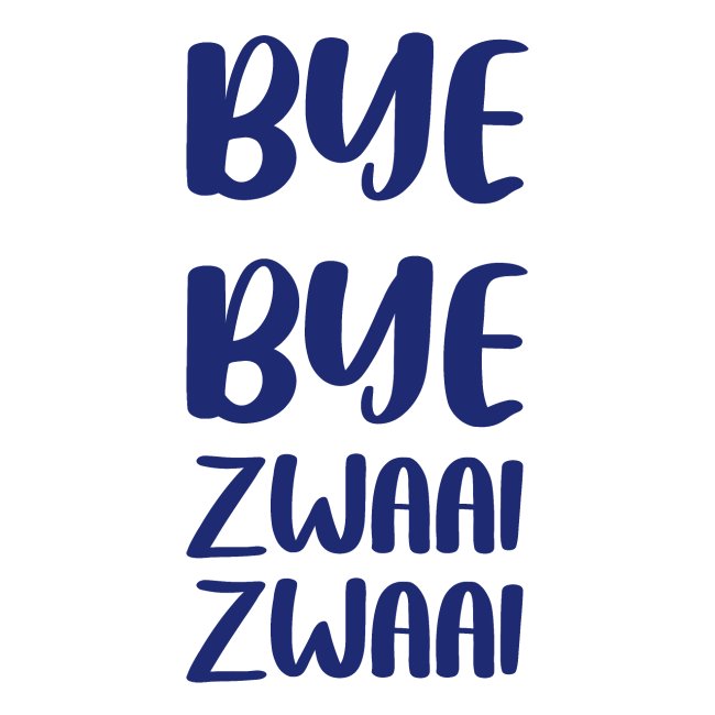 Bye Bye Zwaai Zwaai!