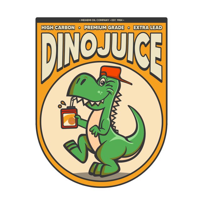 Dinojuice Sticker design