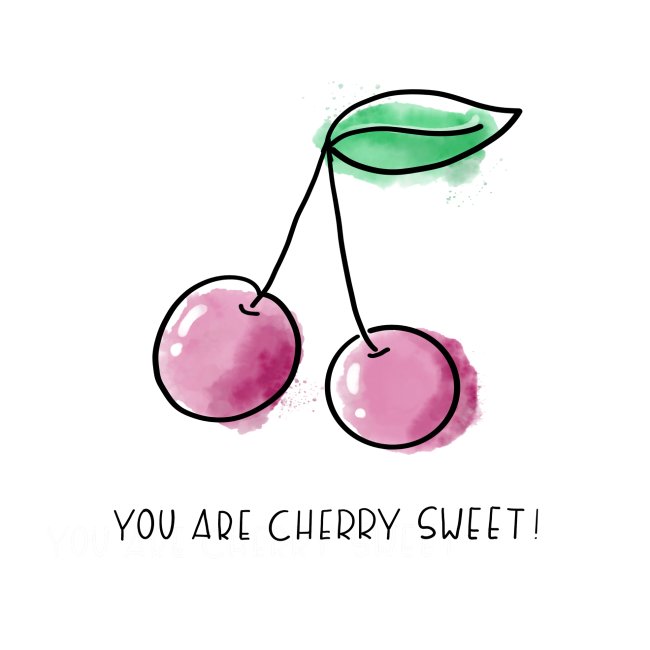 Fruit Puns n°1 Cherry Sweet