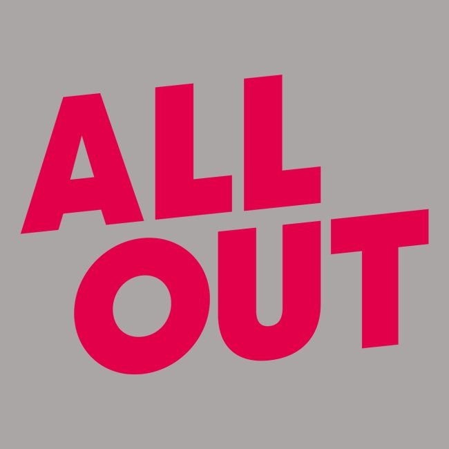 All Out Pink Logo