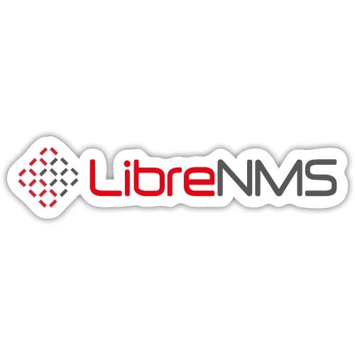 LibreNMS Horizontal - Sticker size S (10 x 10 cm)