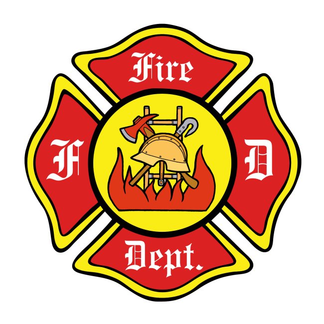 Feuerwehrschild-Fire-Dept