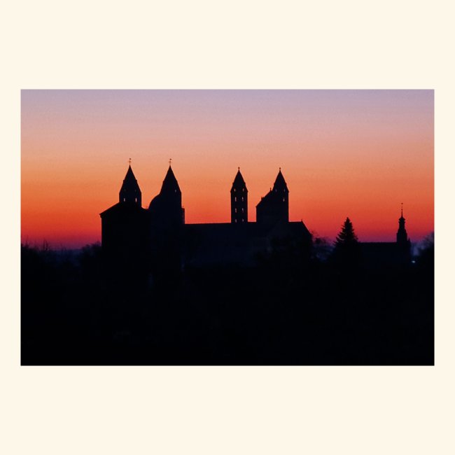 Speyerer Dom im Sonnenaufgang