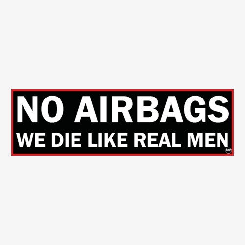 No Airbags v2 - Autocollant