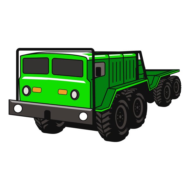 EXTREME 8X8 OFFROAD TRAIL TRUCK THE GREEN MONSTER