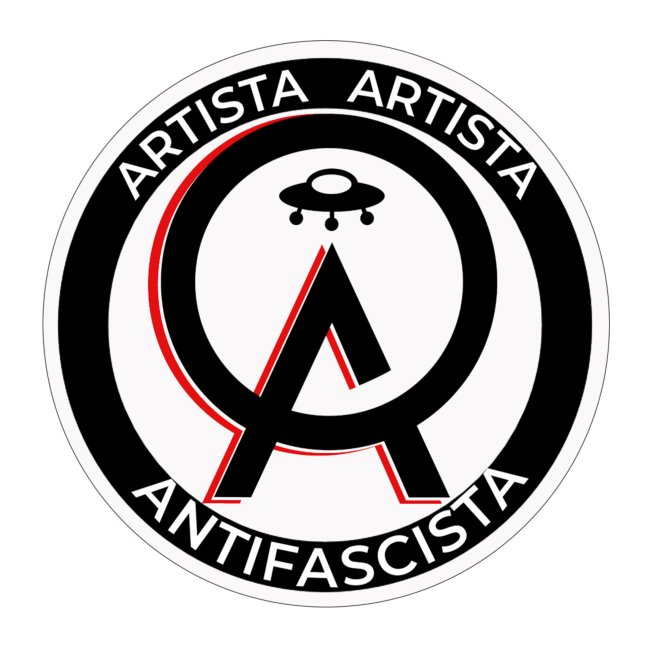 Artista Artista Antifascista white background