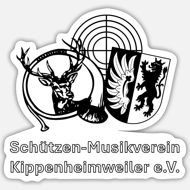 Logo mit Schriftzug weiß (gerade, zusammen unten)