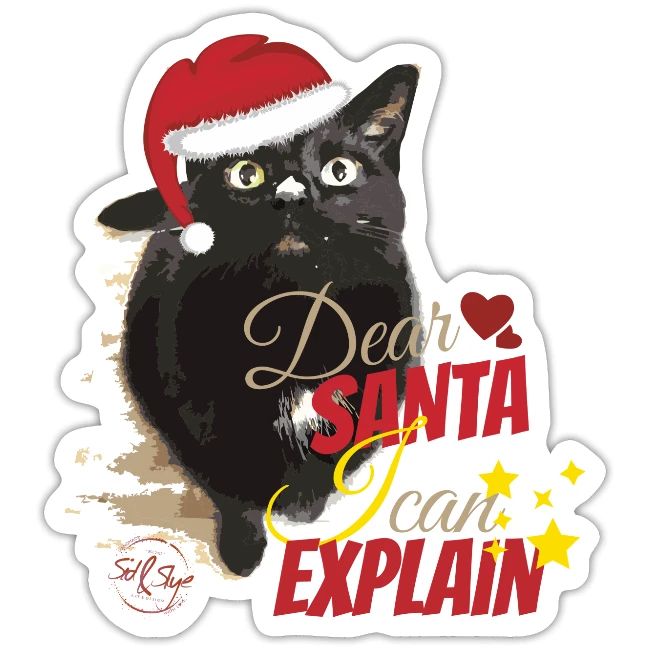 Katze "Dear Santa"