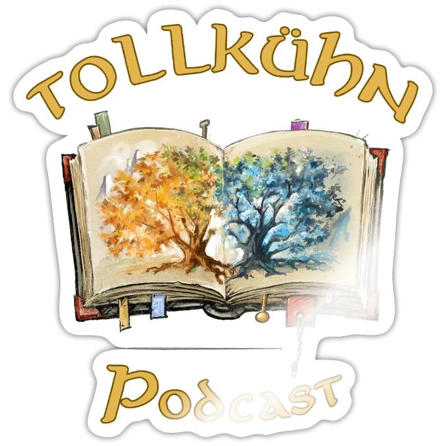 Tollkühnes Buch mit zwei Bäumen
