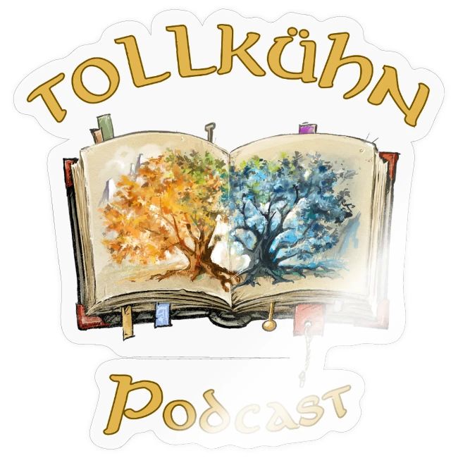Tollkühnes Buch mit zwei Bäumen