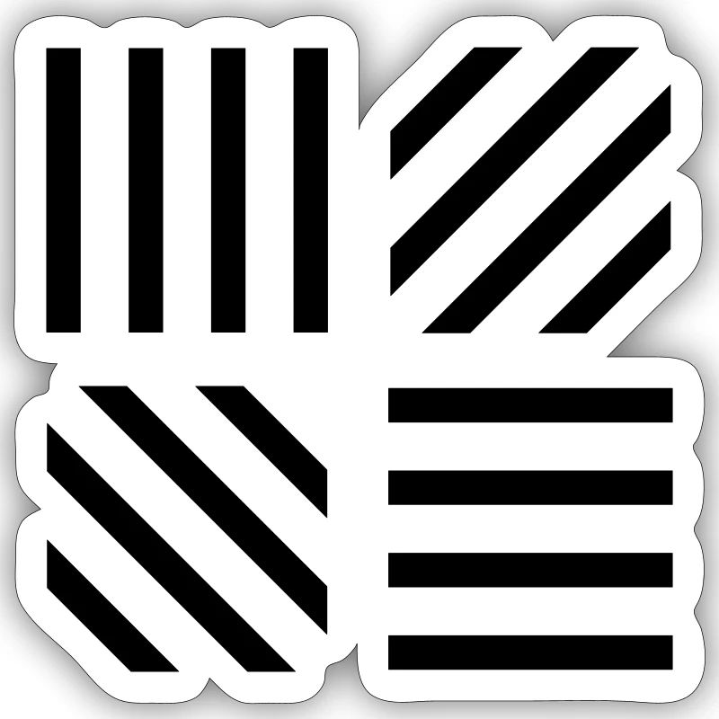 graphic stripe pattern