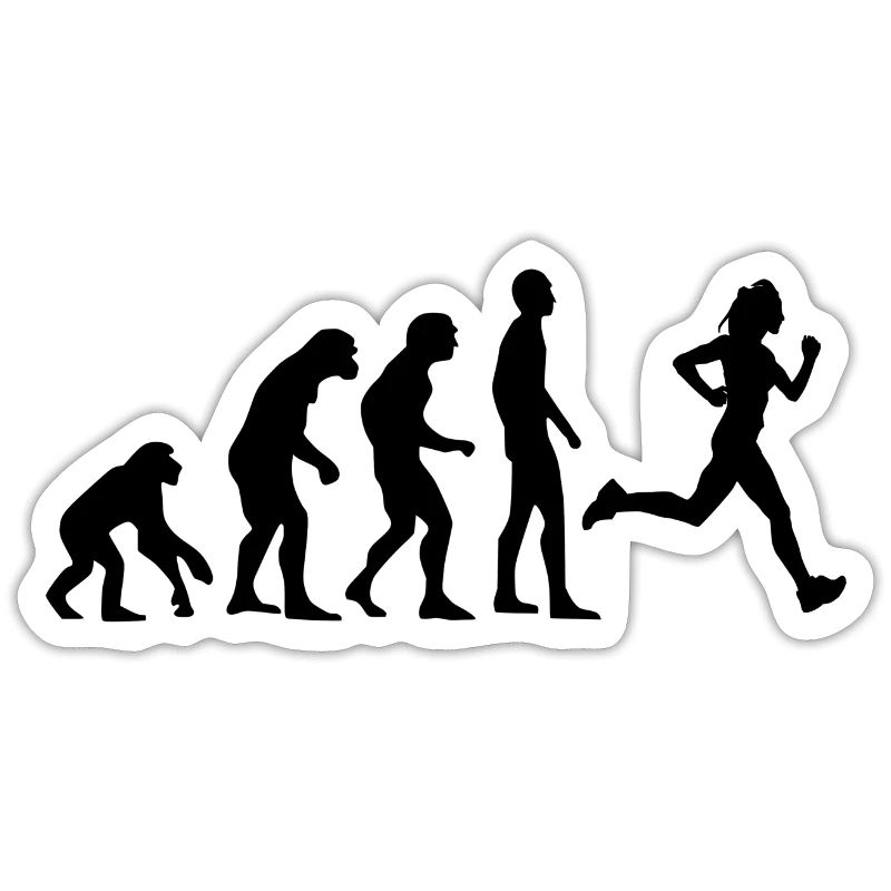 Human Evolution Running Jogging Jogging Gift