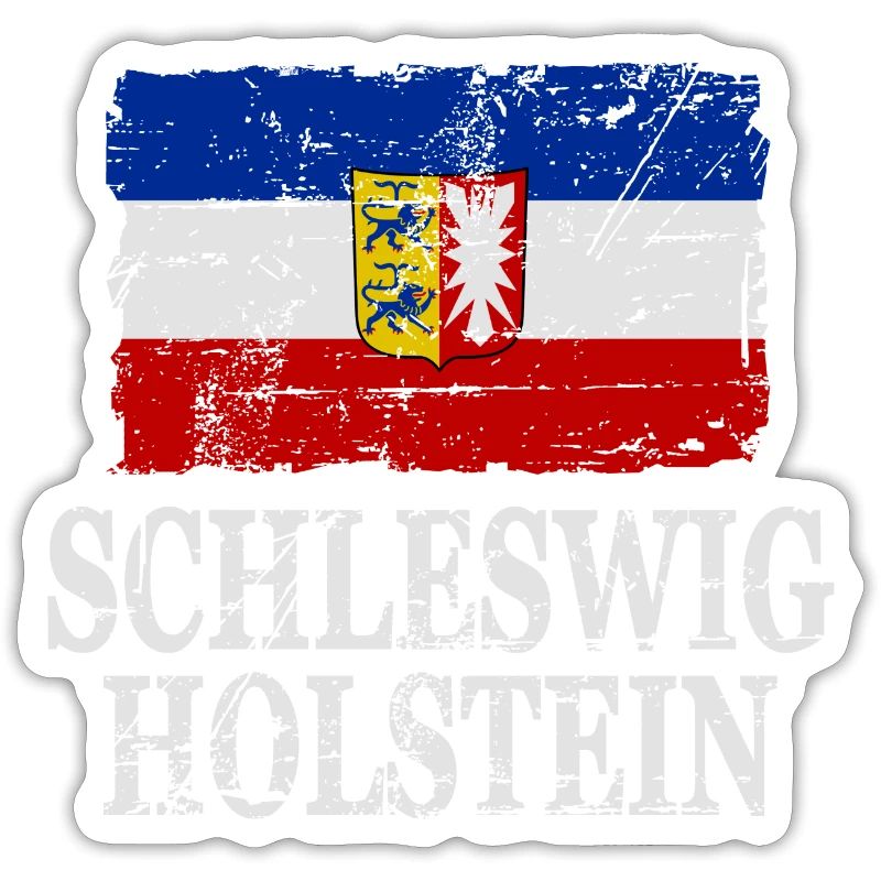Schleswig Holstein drapeau - drapeau