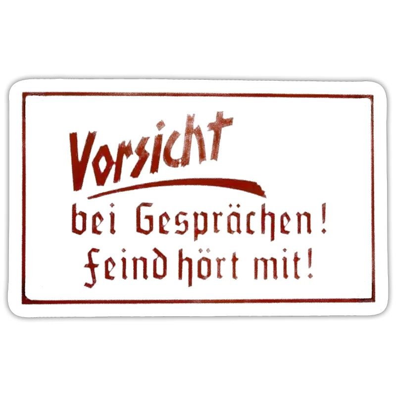 Attention! Enemy hears with!