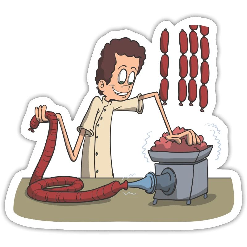 Metzger Messer Fleisch Wurst