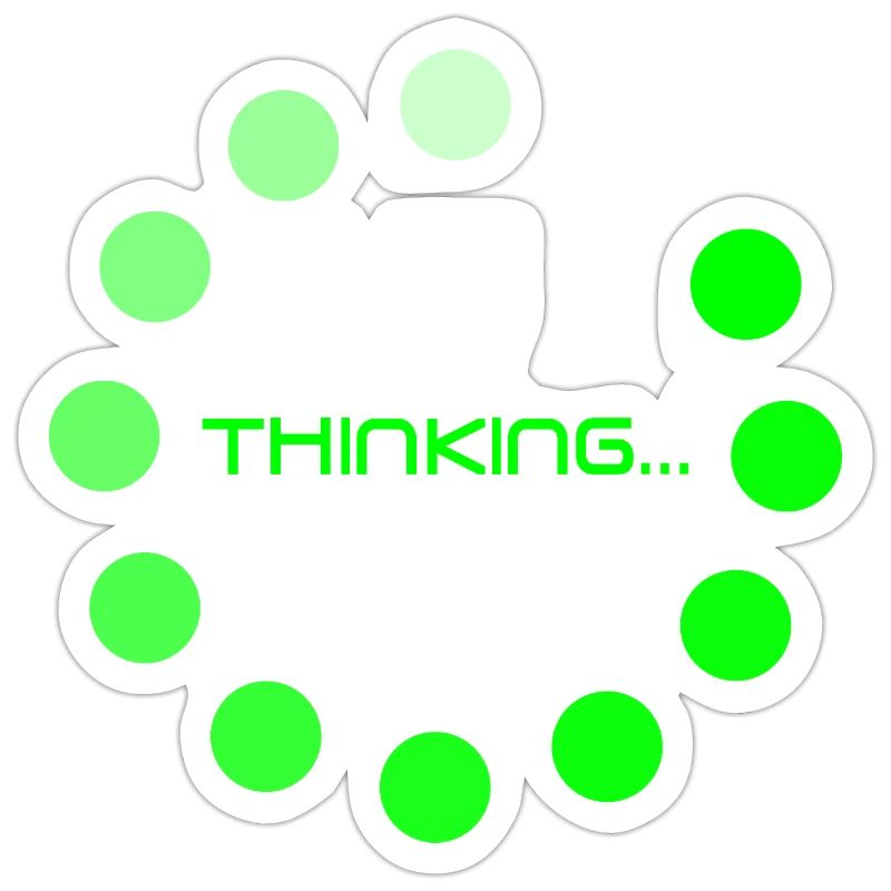 Thinking Charging Indicator Loading Bar