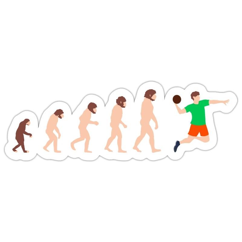 Evolution Handball Player Funny gift idea