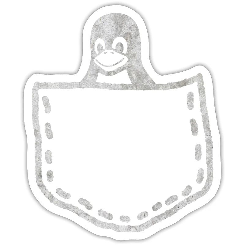 LINUX TUX PROGRAMMIERER GESCHENK VINTAGE PINGUIN