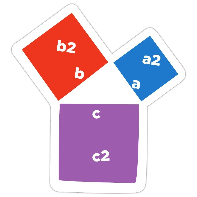 Pythagorean theorem triangle math lover poison