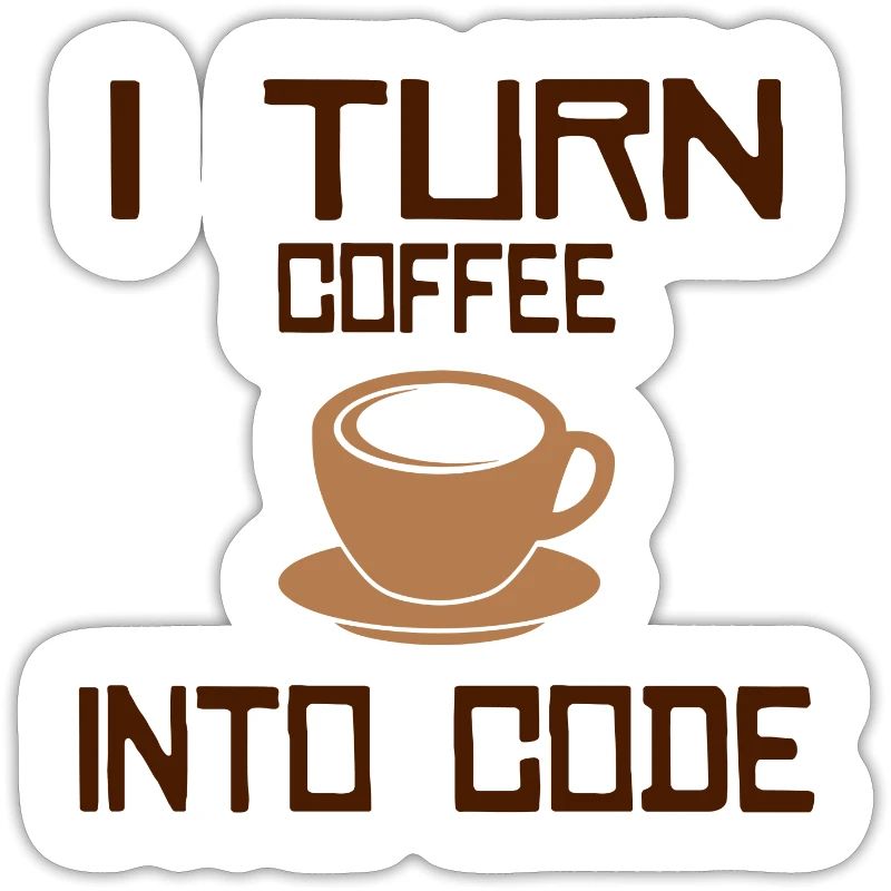Je transforme le café en code Programmation informatique