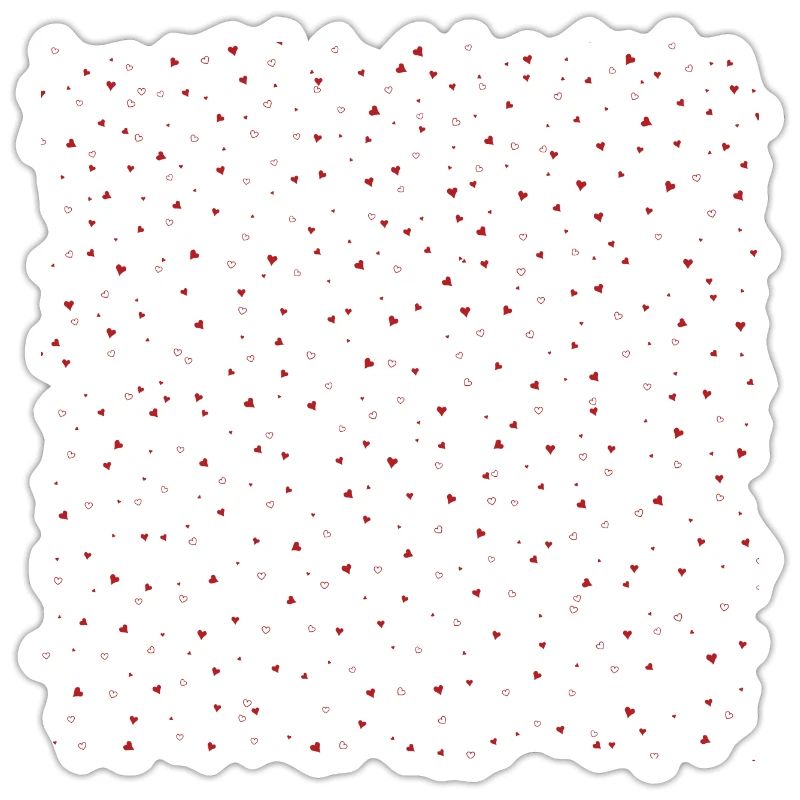 Cute Tiny Hearts Pattern Print Background Present