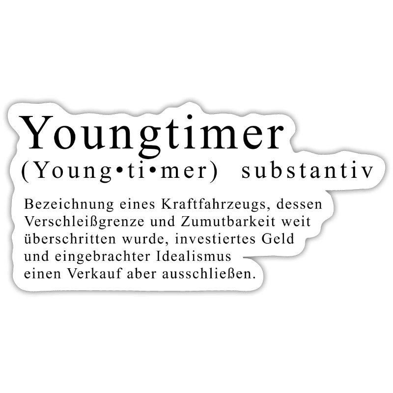 Youngtimer Definition als Geschenk oder