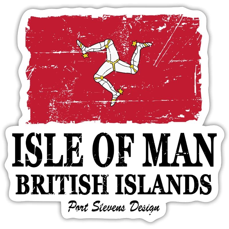 Drapeau de l'île de Man - Drapeau de l'île de Man