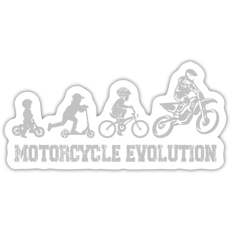 Motorcycle Evolution Motocross Human Development
