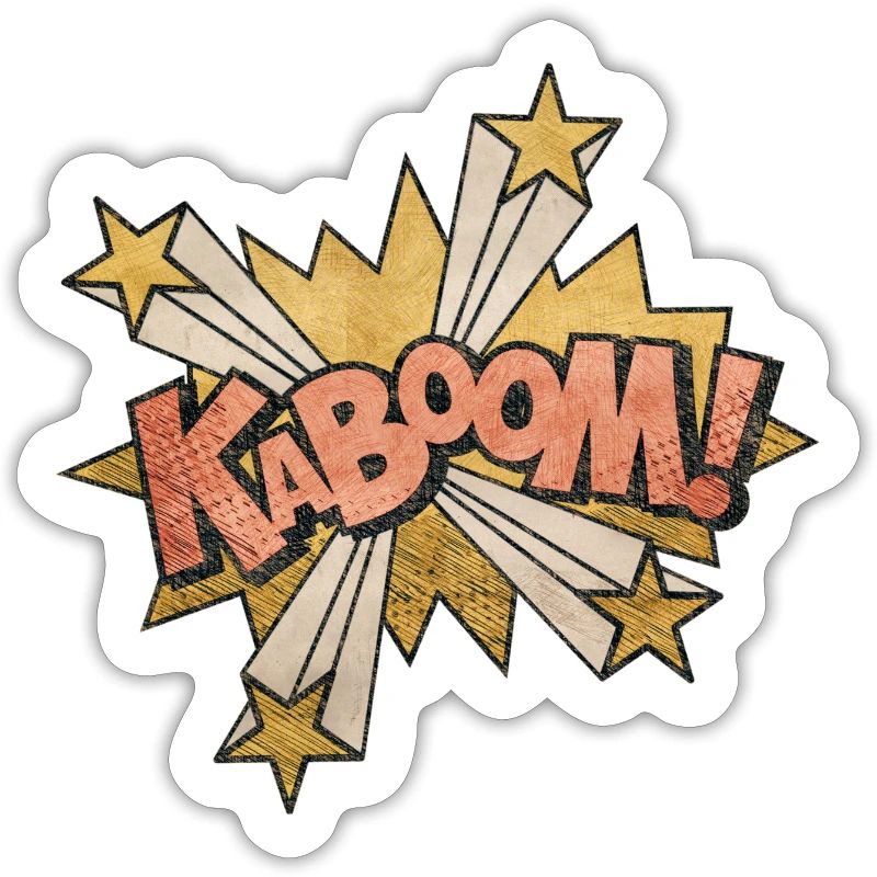 Comic Kabbom Pop Art Action Spruch