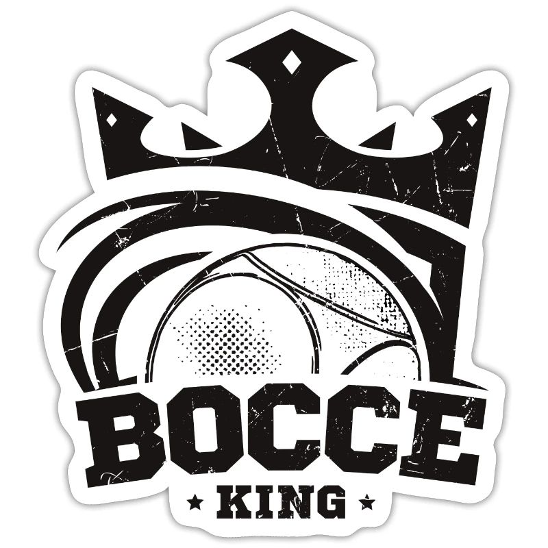 Bocce King Spruch Bocce Ball mit Jack Bocci Game