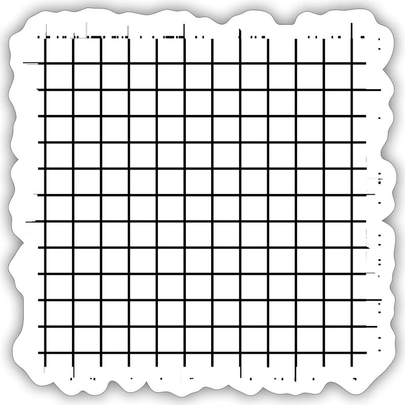square shape crossed checkered pattern paper