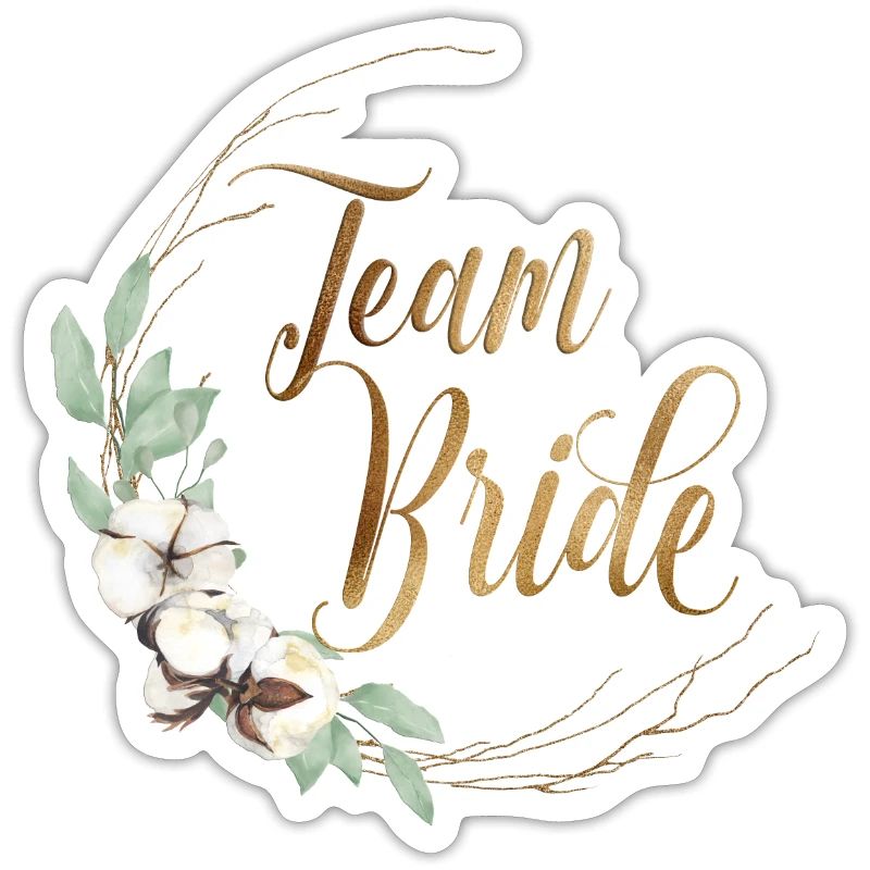 Team Bride! Boho half wreath customizable