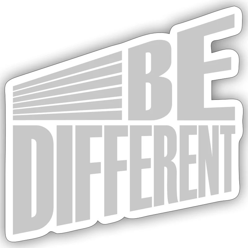 Soyez différent Logo Design