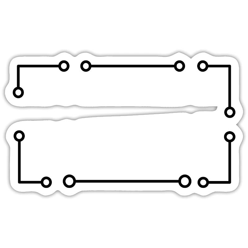 Simple frame in black rectangle