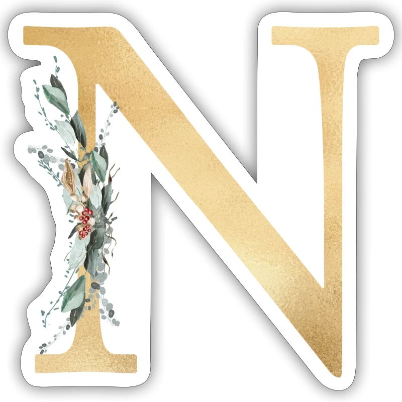Customizable Monogram AN