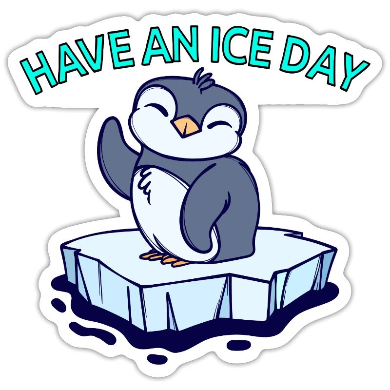 Cool Pinguin Eis Statement Vogel Tier Antarktis