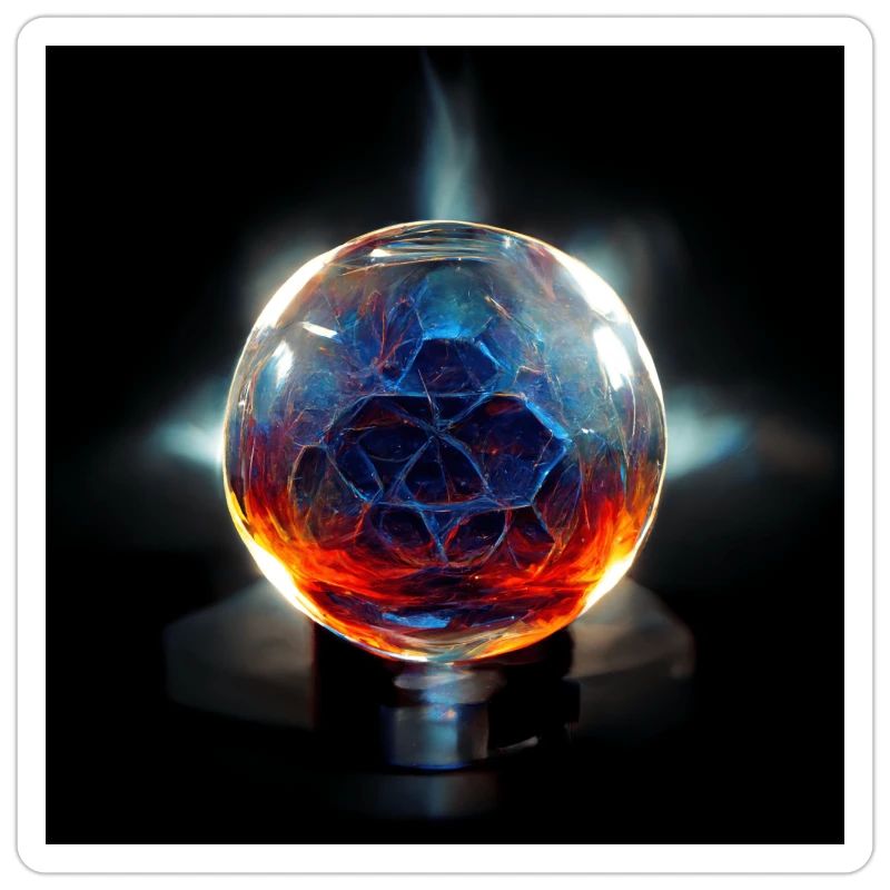 Supernova in einer Glaskugel Version 3