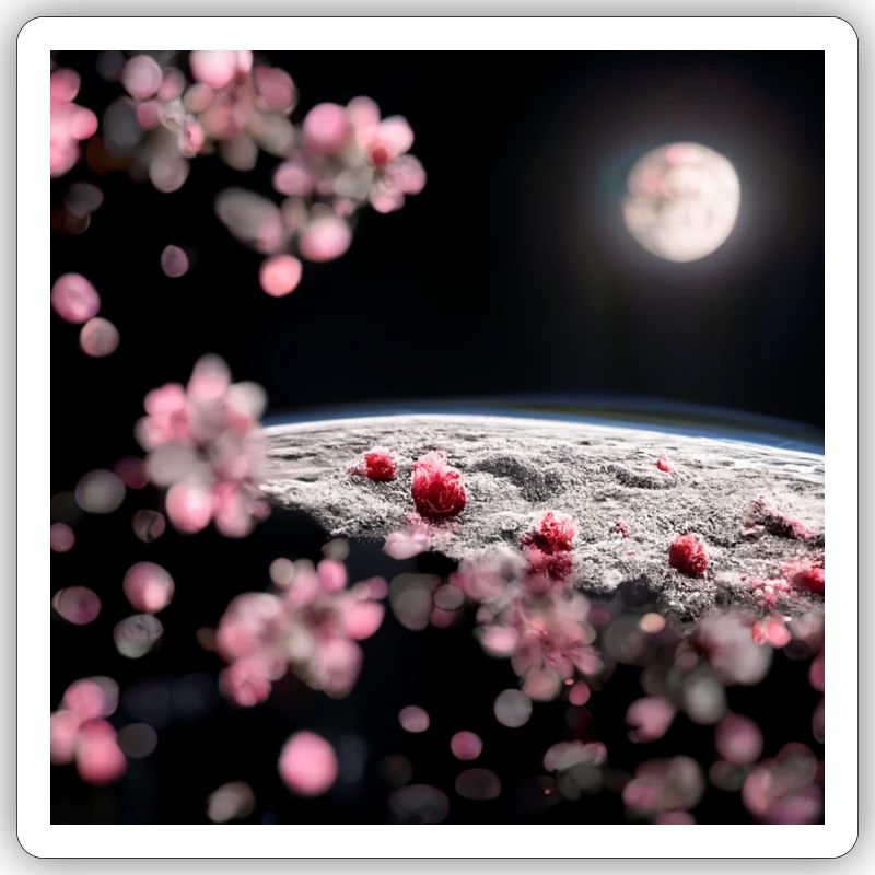 Cherry Tree on the Moon
