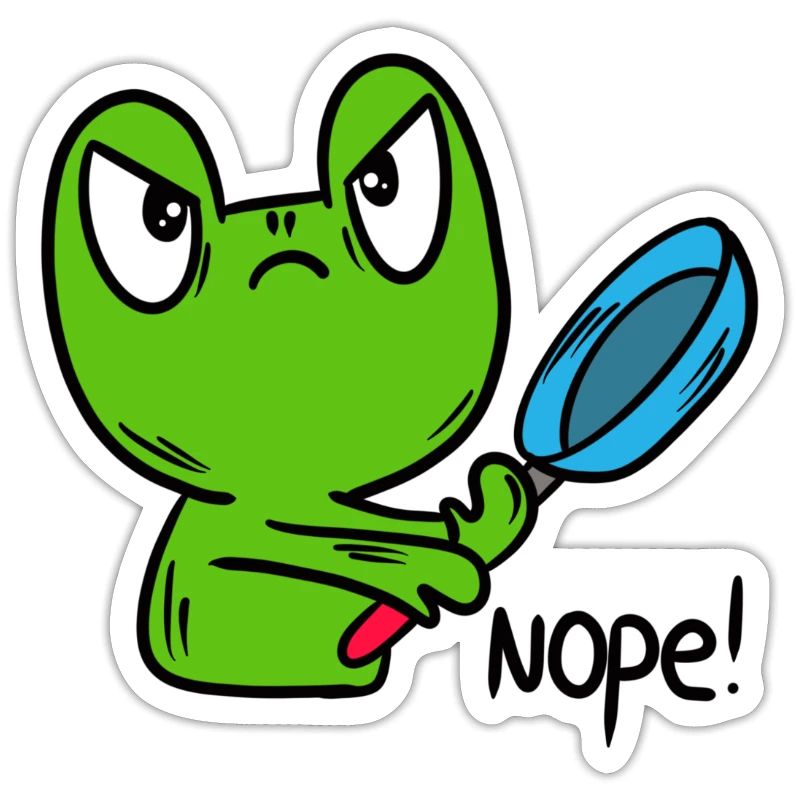 Funny frog, toad